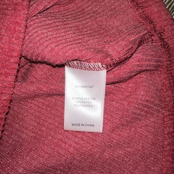 Lemon Tart Womans Burgundy Long Sleeve Shirt. Size Plus 1X. NWOT. P - Picture 4 of 9